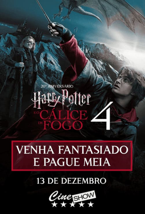 Pôster do filme: Harry Potter e o Cálice de Fogo (20º Aniversário)