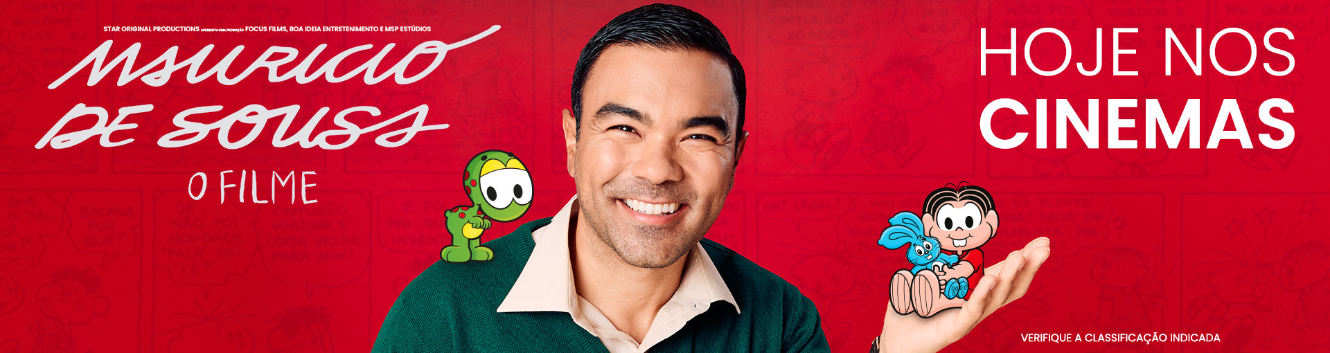 Banner: Mauricio de Sousa - O Filme