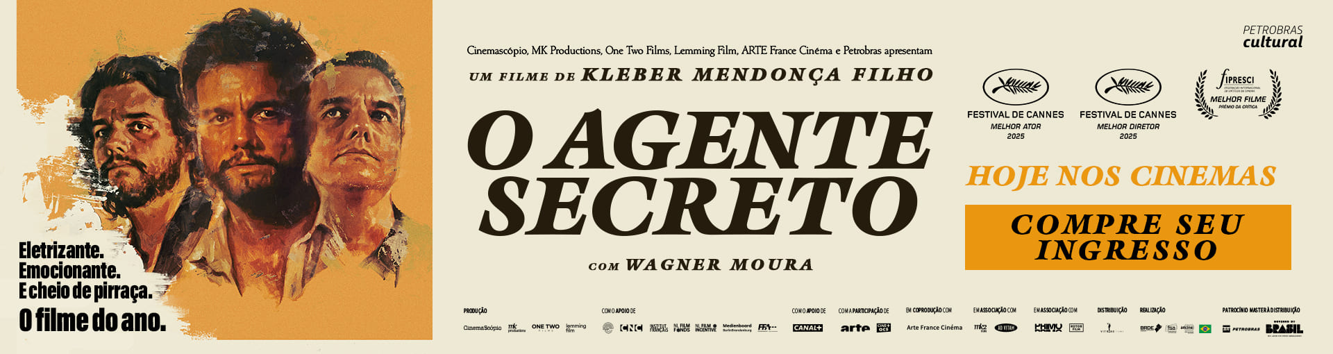 Banner: O Agente Secreto