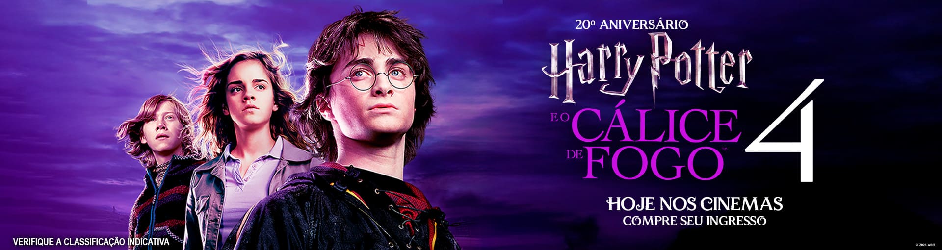 Banner: Harry Potter e o Cálice de Fogo (20º Aniversário)