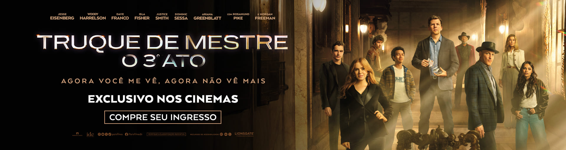 Banner: Truque de Mestre - O 3° Ato