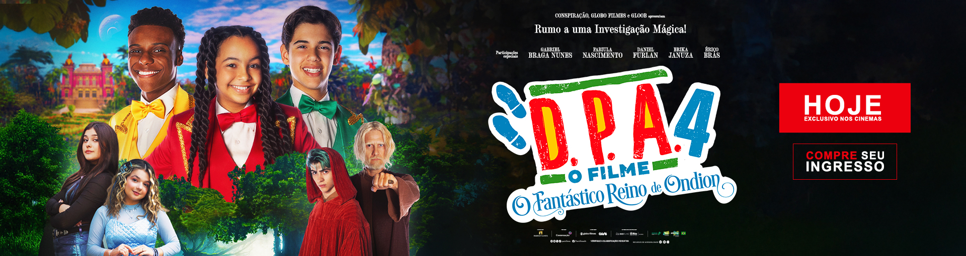 Banner: Detetives do Prédio Azul 4 - O Fantástico Reino de Ondion