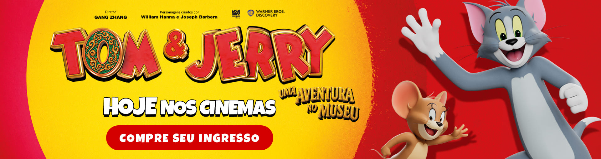 Banner: Tom & Jerry: Uma Aventura no Museu