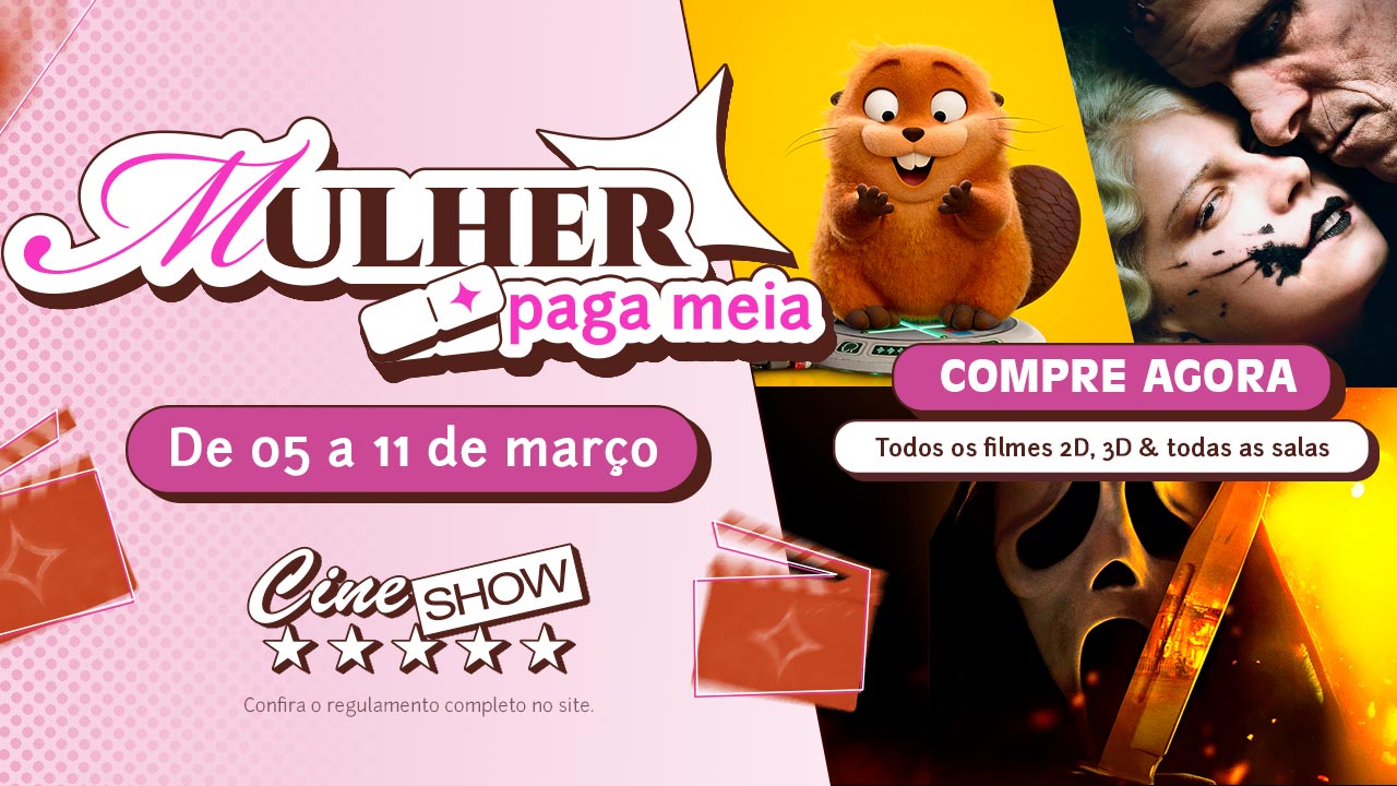 Promoção Mulher Paga Meia