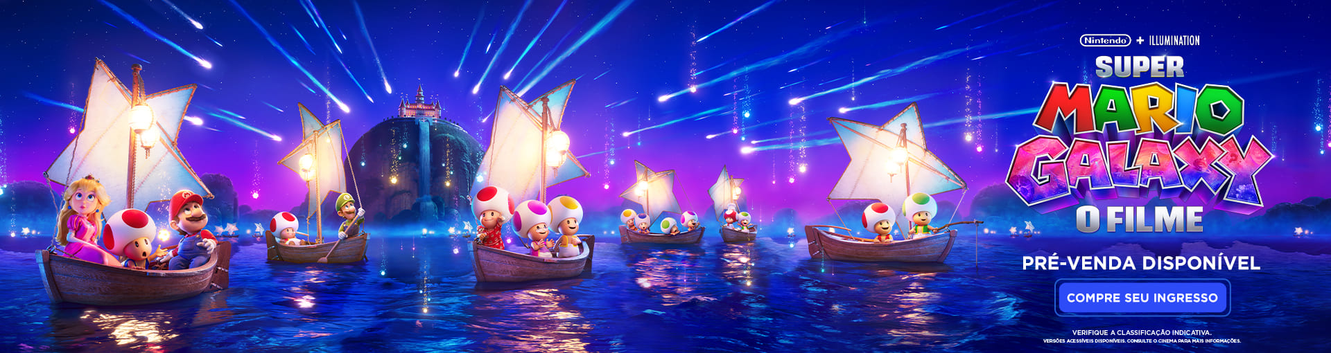 Banner: Super Mario Galaxy: O Filme