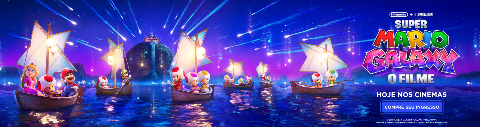 Banner: Super Mario Galaxy: O Filme