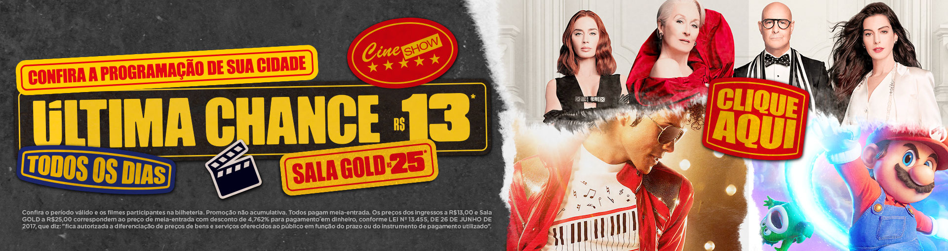 Banner: Promo Ultima Chance Novo - GOLD