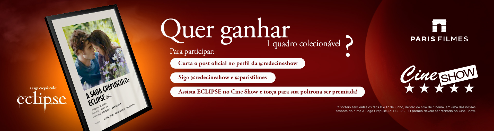Banner: A Saga Crepúsculo: Eclipse (Relançamento)